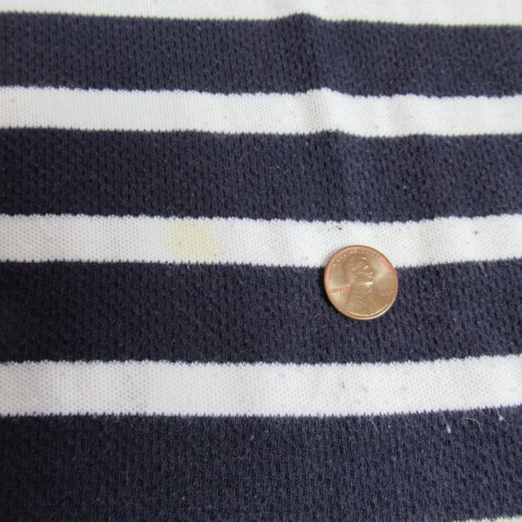 Vintage Rocawear Shirt Mens 2XL Cream Blue Striped Polo Golf Preppy Coastal 90s - Picture 8 of 12